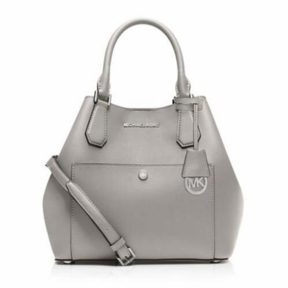 Micheal Kors Grey Greenwich Large Grab Bag